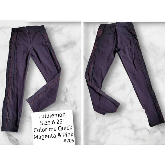 Lululemon Size 6 Color Me Quick - Picture 1 of 3